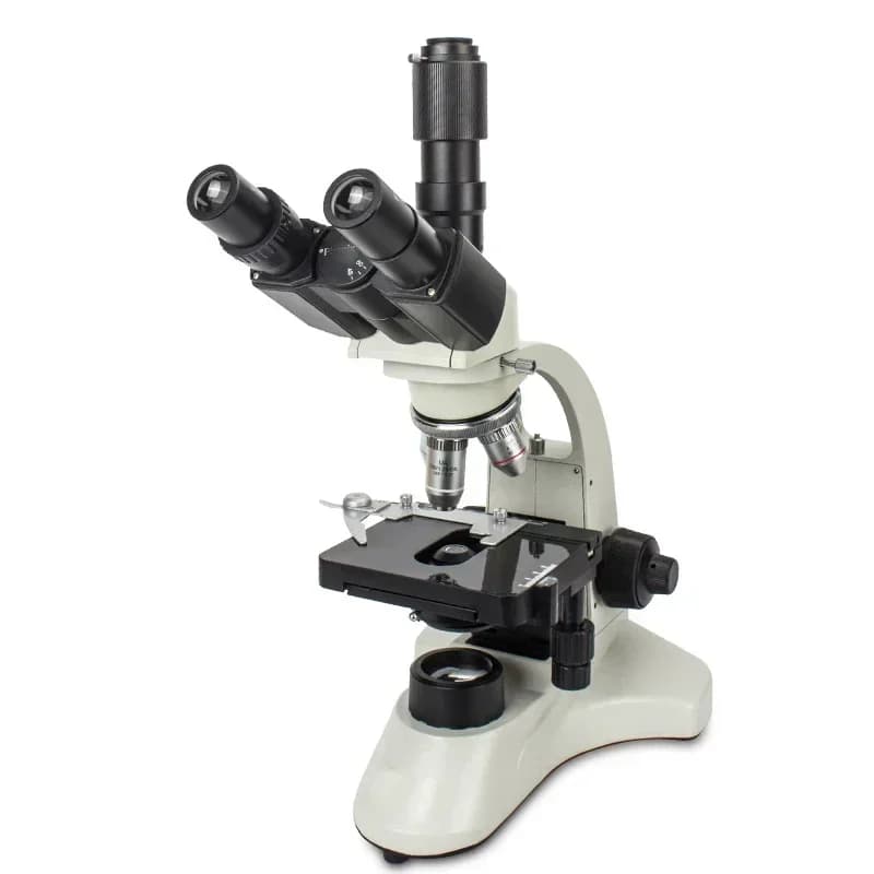 Microscopio a Tre Occhiali PH50 3A43L con Ingrandimento 1600x, Rilevatore di Sperma Suino per Attrezzature da Laboratorio Zootecnico
