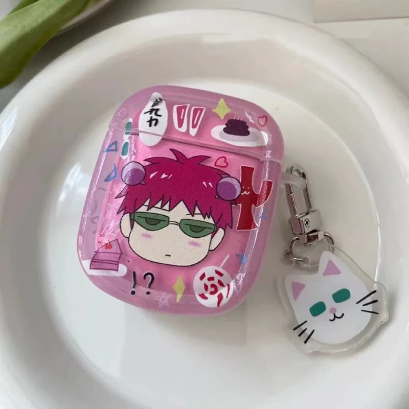 Anime Saiki Kusuo Creative peripheral Apple Wireless Bluetooth Airpods Pro Generation 1 Headset Generation 2 Generation 3