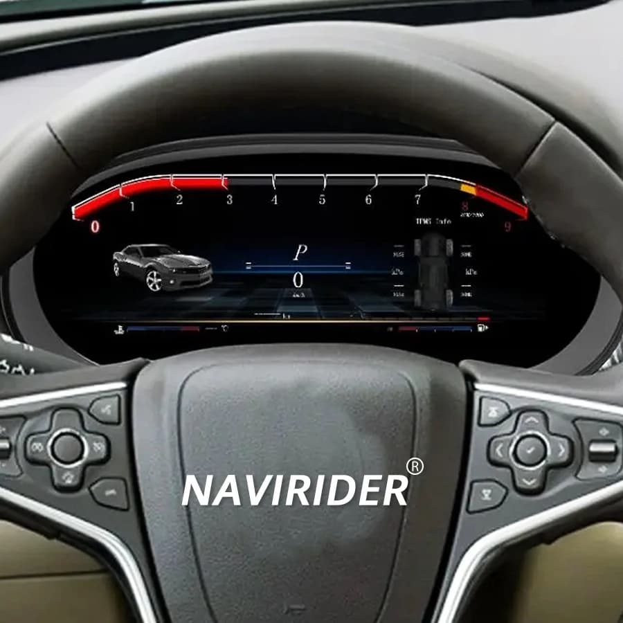 Virtual LCD Dashboard for Auto, Upgrade Tool for Buick Excelle 2015-2021, Smart Speedometer with CarPlay