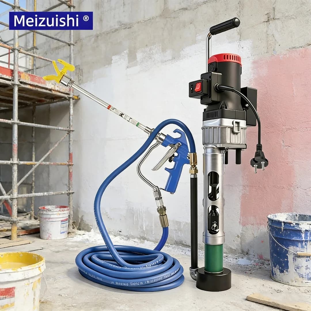 Nuovo Spruzzatore Portatile ad Alta Pressione da 1800W, Spruzzatore Multifunzionale per Stucco Impermeabile e Slurry di Cemento