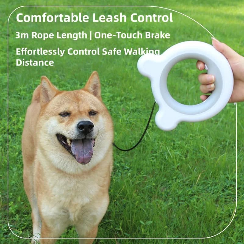 New Design Launch Retractable Pet Leash with LED Lighting - Automatic Extendable Dog Walking Leash