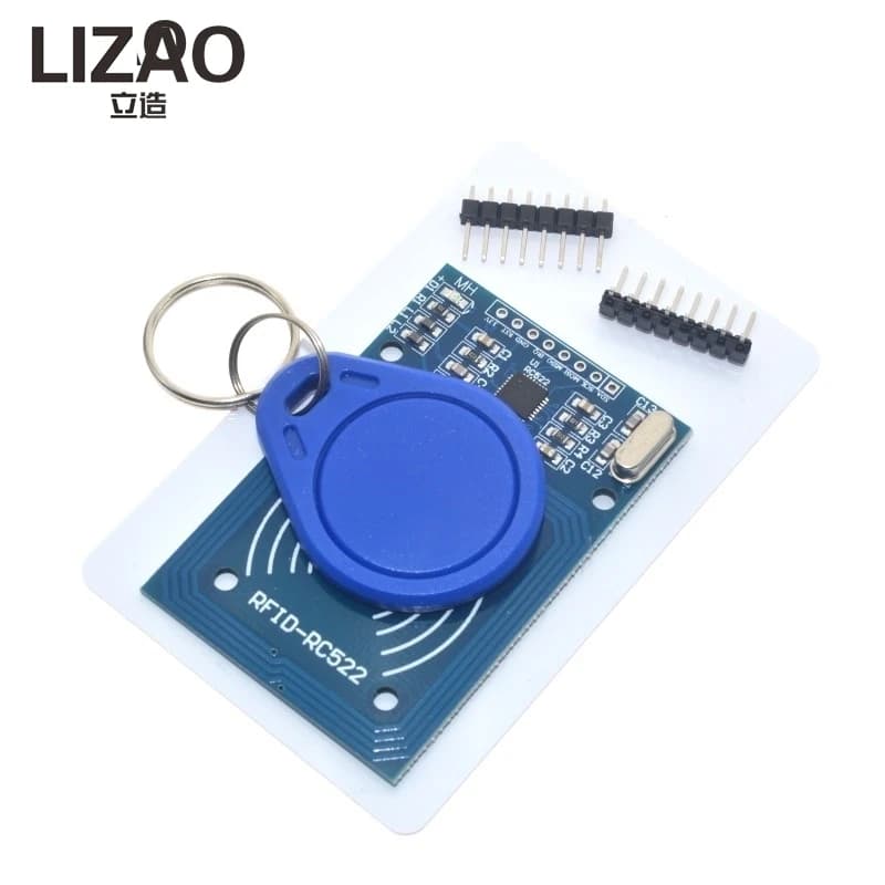 LIZAO Modulo Lettore/Scrittore RFID RC522 13.56MHz con Kit Schede S50, Portata di Induzione 6cm, Interfaccia SPI per MCU Arduino