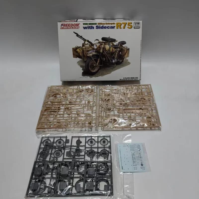 Freedom Plastic Assemble Model Kit 16005 Moto militare tedesca della Seconda Guerra Mondiale Scala 1/16