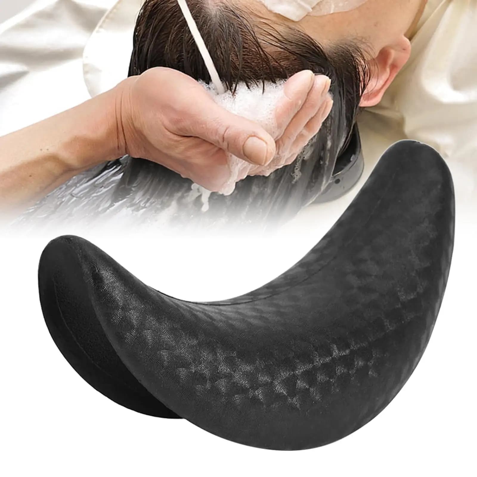 Shampoo Bowl Pillow for neck Support for neck Hair cleansing Bathroom cushion 18x6x9 cm for