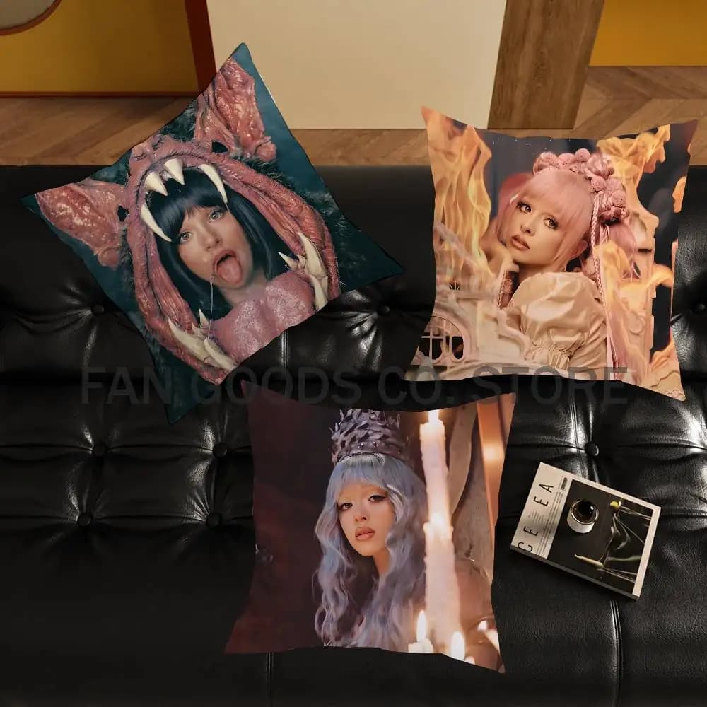 HADES SACRIFICE Melanie Martinez Federa riflettente per cuscino, decorazione per divano, ufficio, stampa, copricuscino, decorazioni, protezione