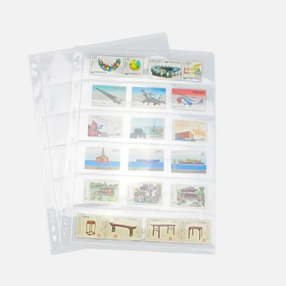 Inners Banknotes Collection Collection Stamps PVC Medallions Badges Stamp Album Stamps Grid Postage Page Sketchbook Holder