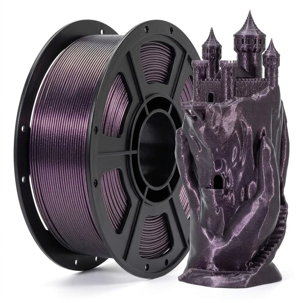 Chameleon PLA Filament for 3D Printers—Color-Shifting Filament, 1.75 mm, changes color depending on light and angle, 250G spool,