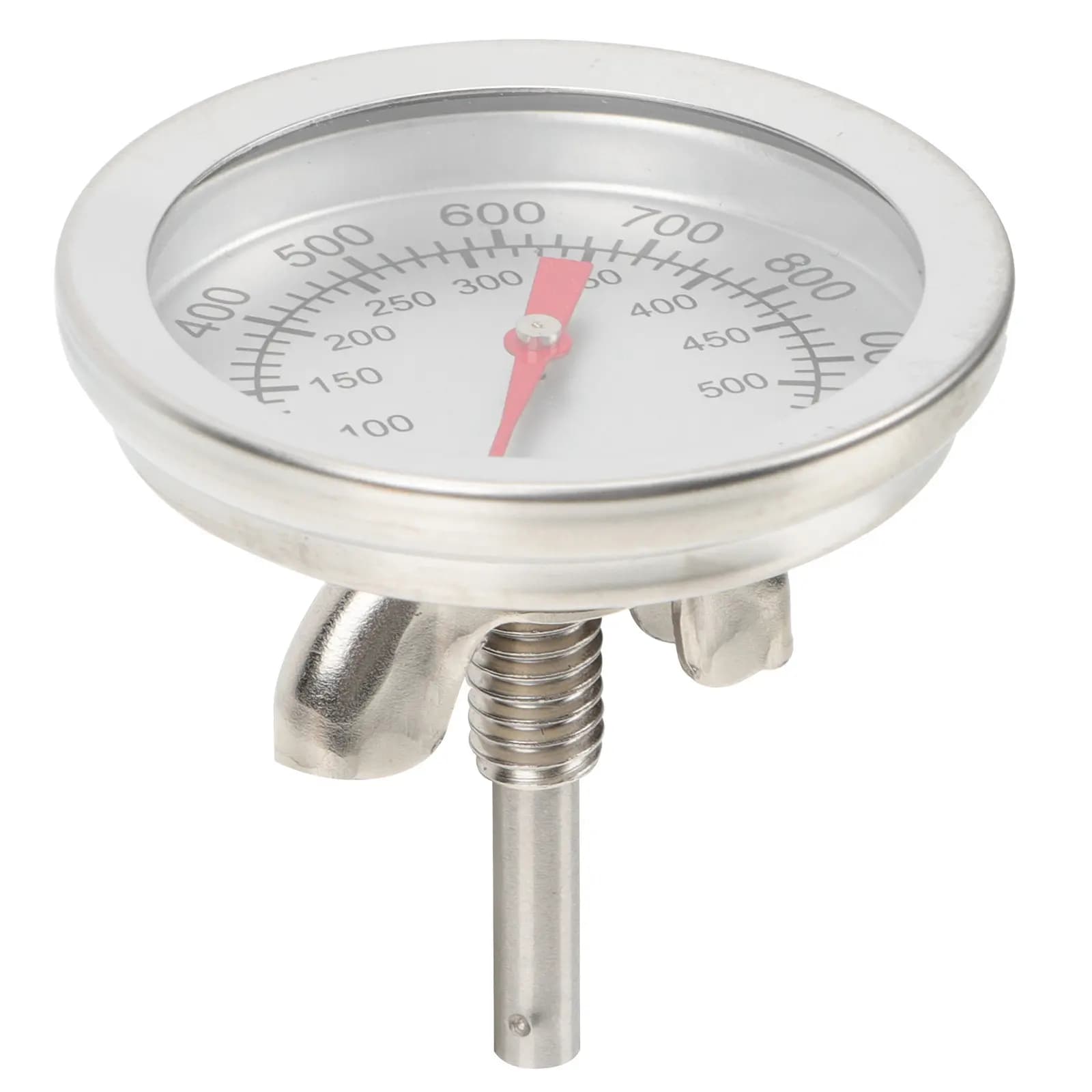 Stainless Steel Oven Thermometer Heat Resistant, BBQ Temperature Measuring Instrument, Precise Instant Reading for Kitchen and Food