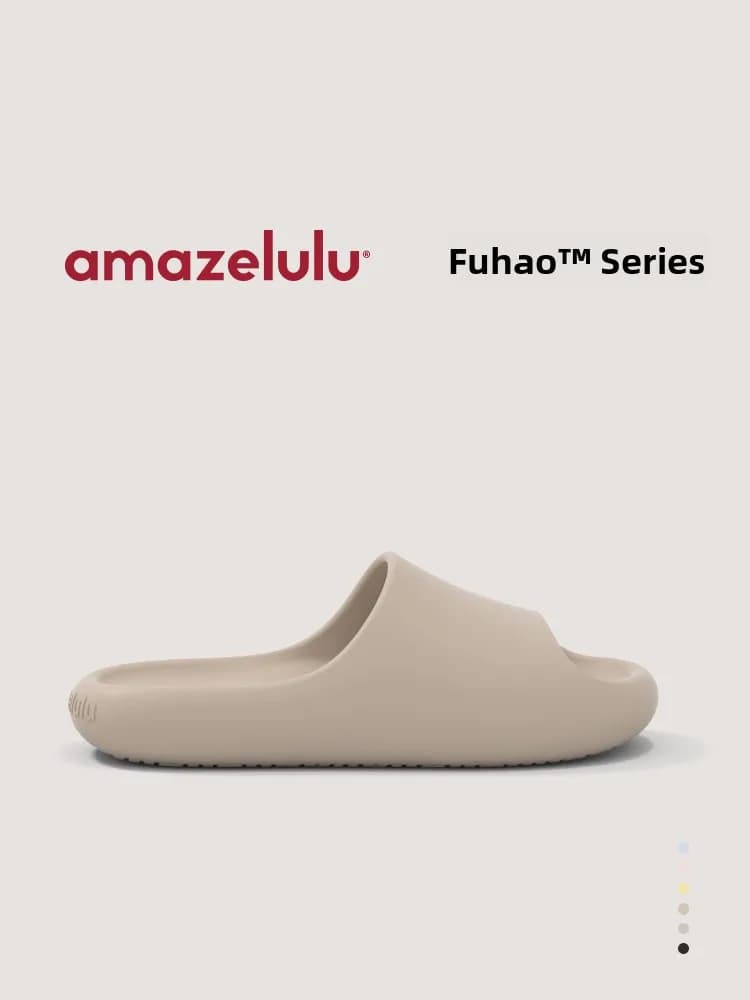 Pantofole da uomo Amazelulu, per interni ed esterni, resistenti all'usura, slip-on, scarpe casual, antiscivolo, resistenti agli odori, sandali con tacco piatto in EVA