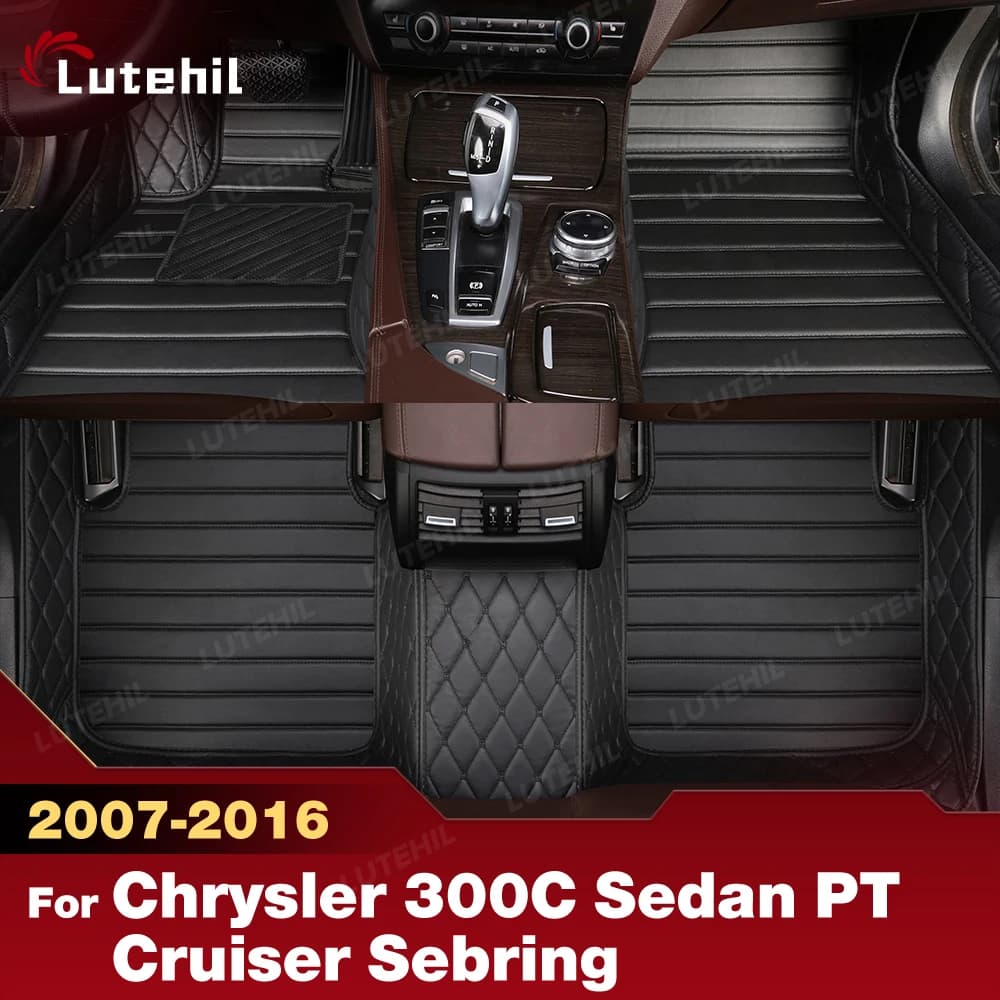 For Chrysler 300C Berlina PT Cruiser Sebring 2007-2016 Car Seats Compatible Protection for All Seasons Full Set Custom Floor