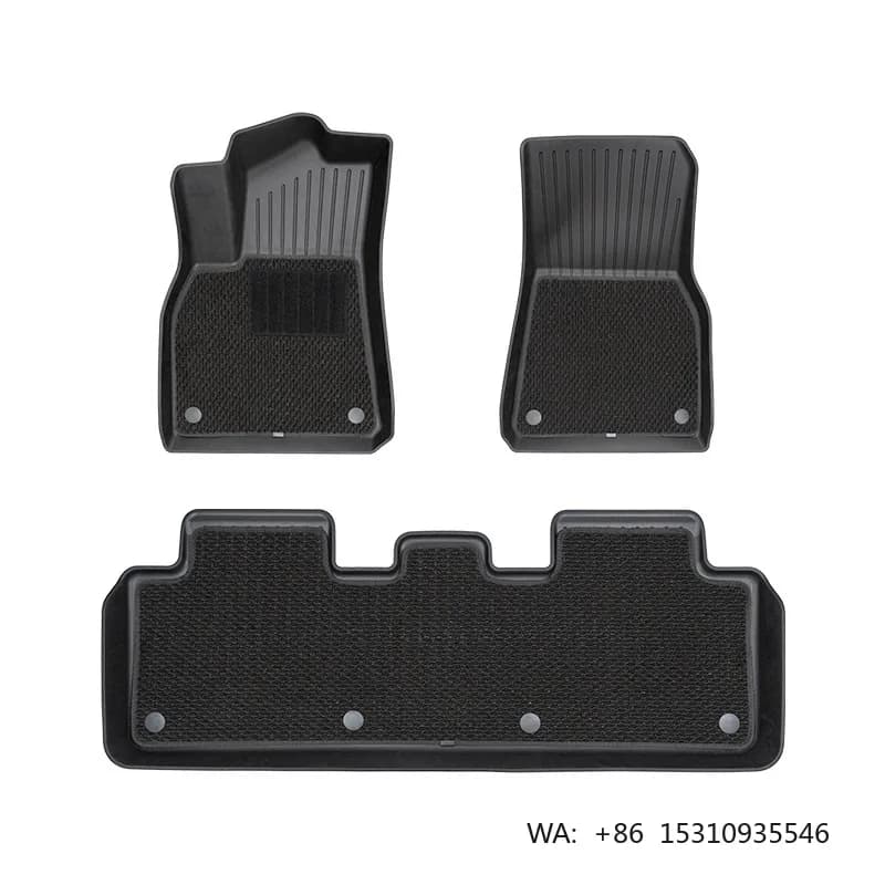 Custom Fit TPE Rubber Car Floor Mats Waterproof Anti Slip Full Coverage Auto Interior Accessories