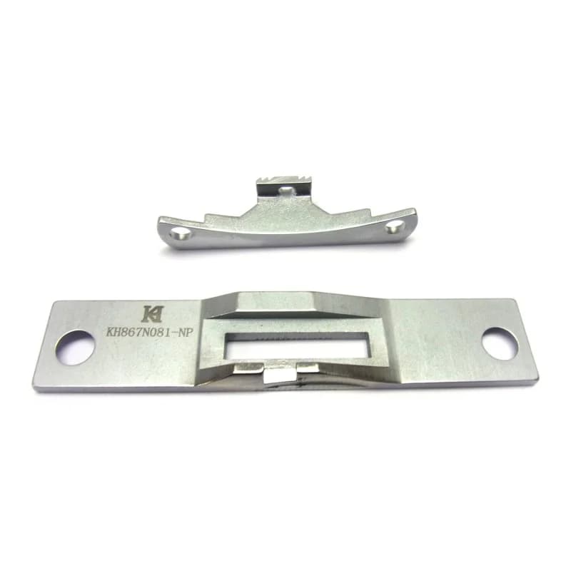 KH867N081-NP & KH867N081-FD Narrow Needle Plate & Feed Dog Fit for Durkopp Adler 867,868 Sewing Machine Parts #KH867N081-NP/FD