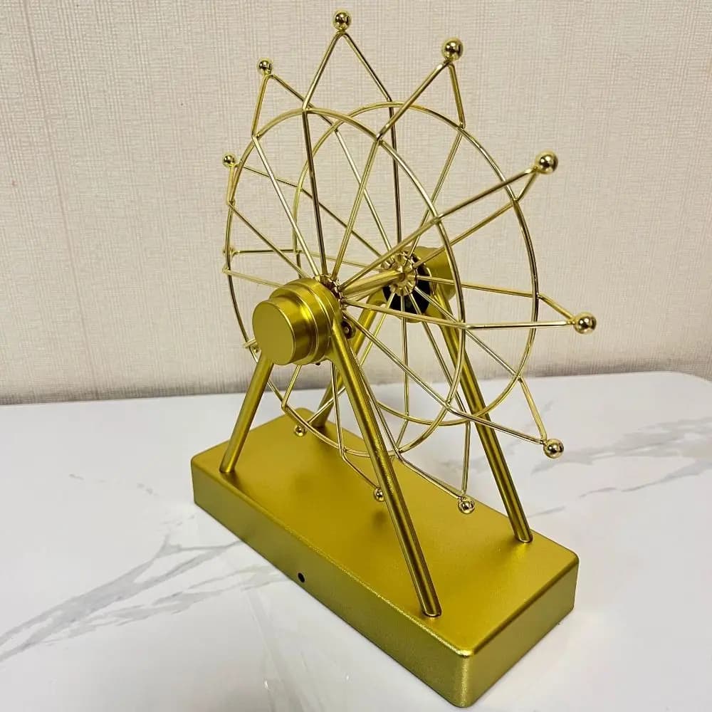 Modello 3D di Orbita Celeste a Pendolo Magnetico Alimentato a Batteria, Macchina a Movimento Perpetuo, Decorazione Creativa da Scrivania