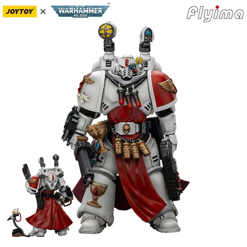[Preordine] JOYTOY Warhammer 40K 1/18 Action Figure Blood Angels Sanguinary Priest con pistola a proiettili pesanti Modello Anime