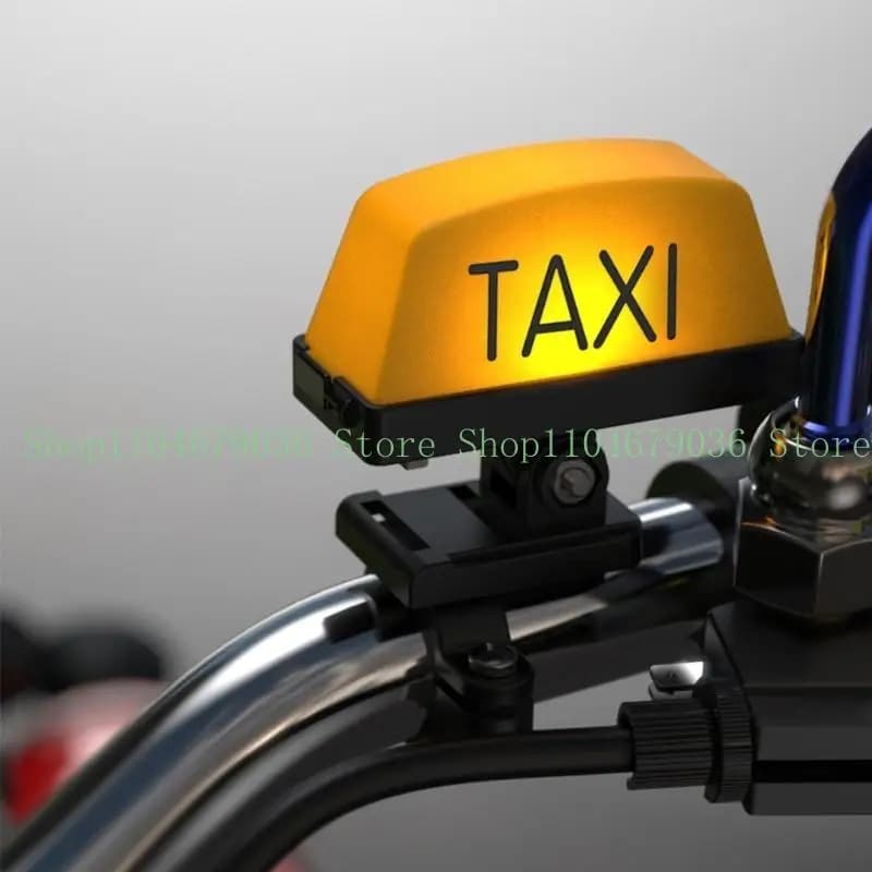 Decorazione Luce modificata Maniglia regolabile Luce per casco USB ricaricabile Avvertimento Box Segno Lampada a LED Indic