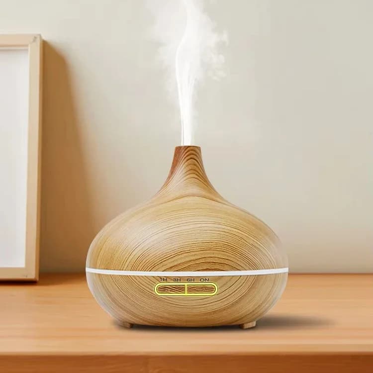 Humidifier Aroma Diffuser Wood Grain 300ml Aromatherapy Essential Oil Diffuser Ultrasonic Aroma Diffusers