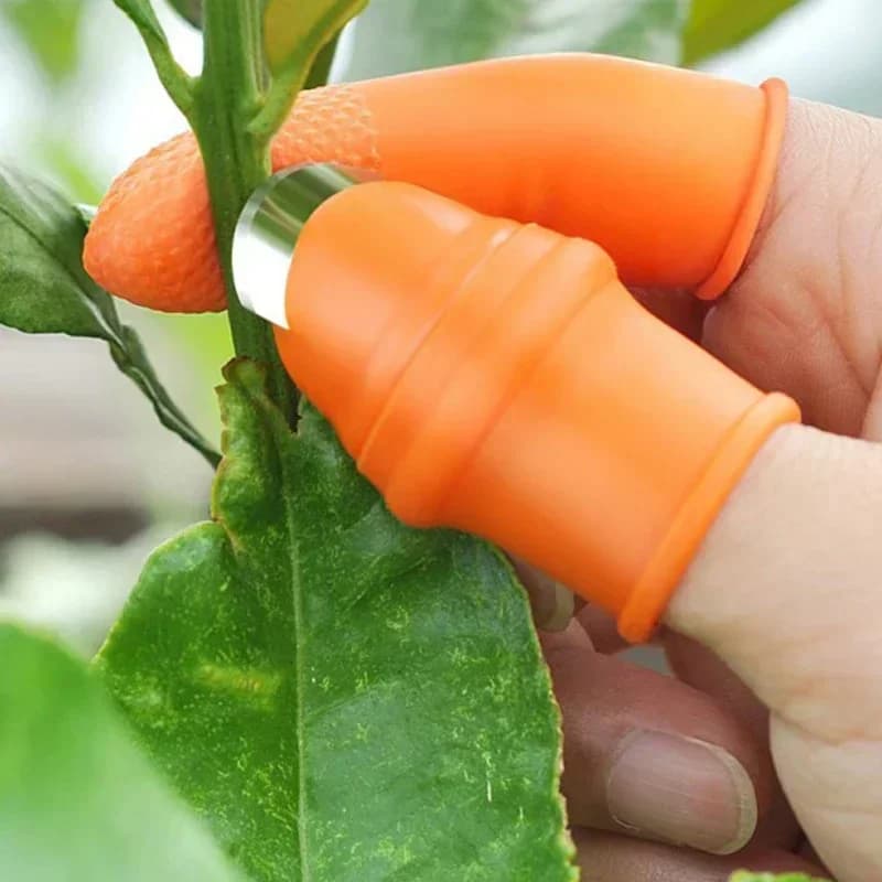 Multifunctional kitchen cutter finger tool vegetable separator cutter for thumb garden tools pruning shears garden harvesting plant