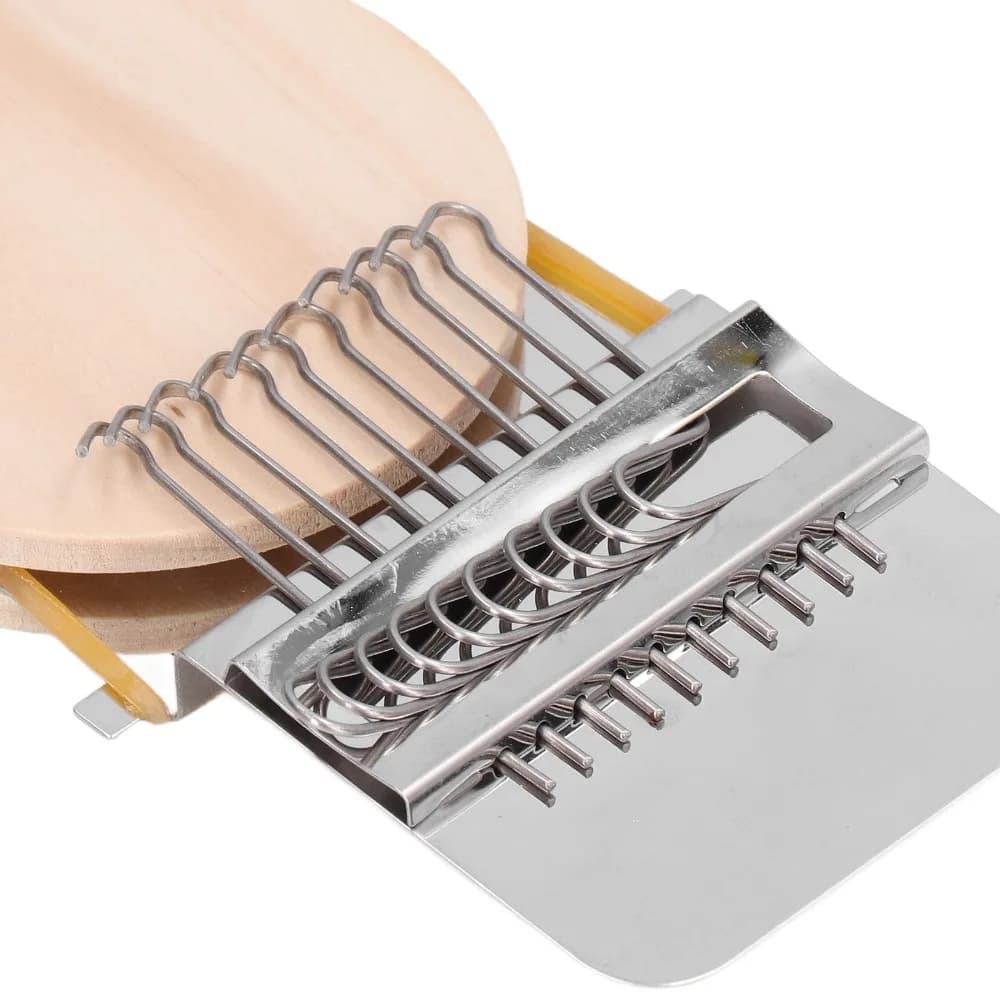 Silver Weaving Loom Kit Wooden board diameter 6.5cm Stainless Steel Repair Tool Kit Mini Knitting Machine For Beginners