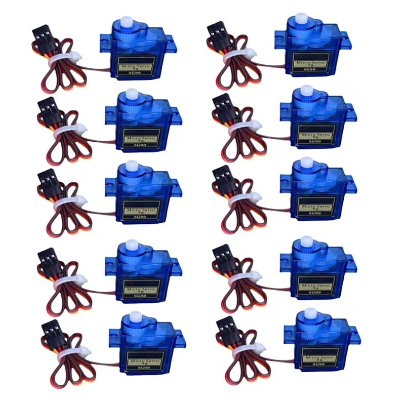 1-10 Pz SG90 9G Micro Servo Per Aerei RC Ad Ala Fissa Modello di Aereo Telecontrollo Aereo Giocattolo Mini Servomotore 450 Elicottero