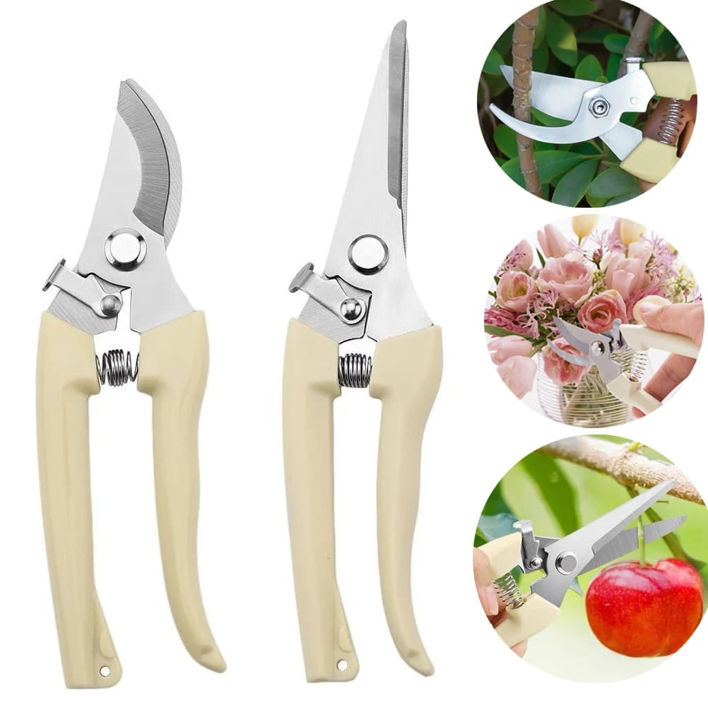 Powering Garden scissors Professional Outdoor garden gardening Flower tree branch Bypass garden power Hand-operated shears EDC clipper tool