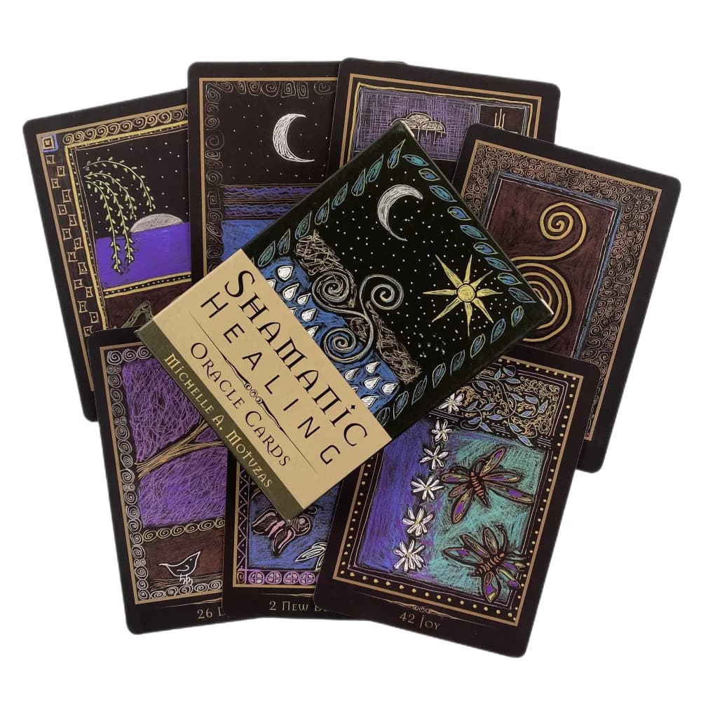 Carte Oracle di guarigione sciamanica Mazzo di divinazione Versioni inglesi Edizione Tarocchi Gioco da tavolo per la festa
