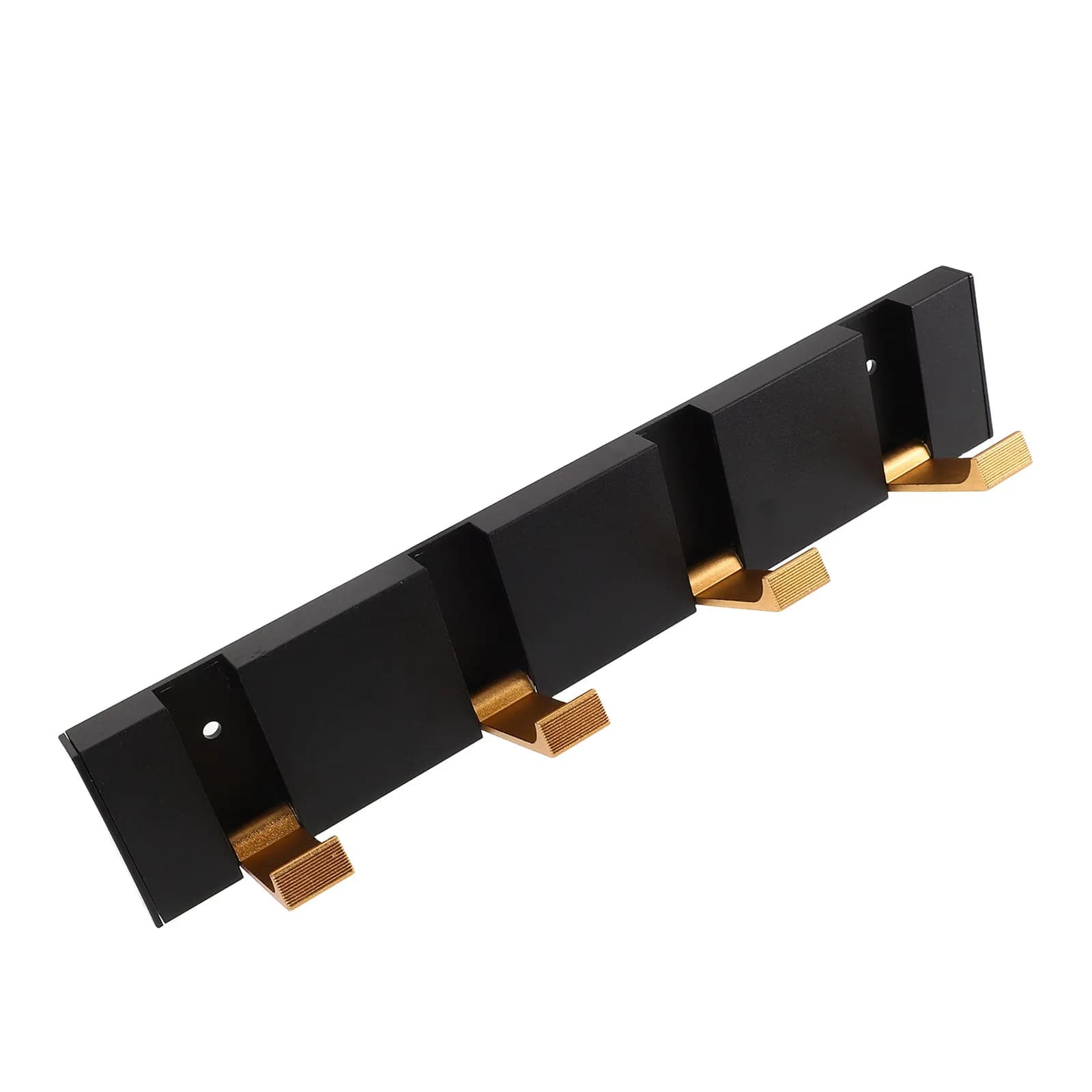 Wall Mounted Coat Rack Foldable Hidden Hooks Aluminum Heavy Duty Towel Rack Clothes Hanger Bathroom Door Entryway