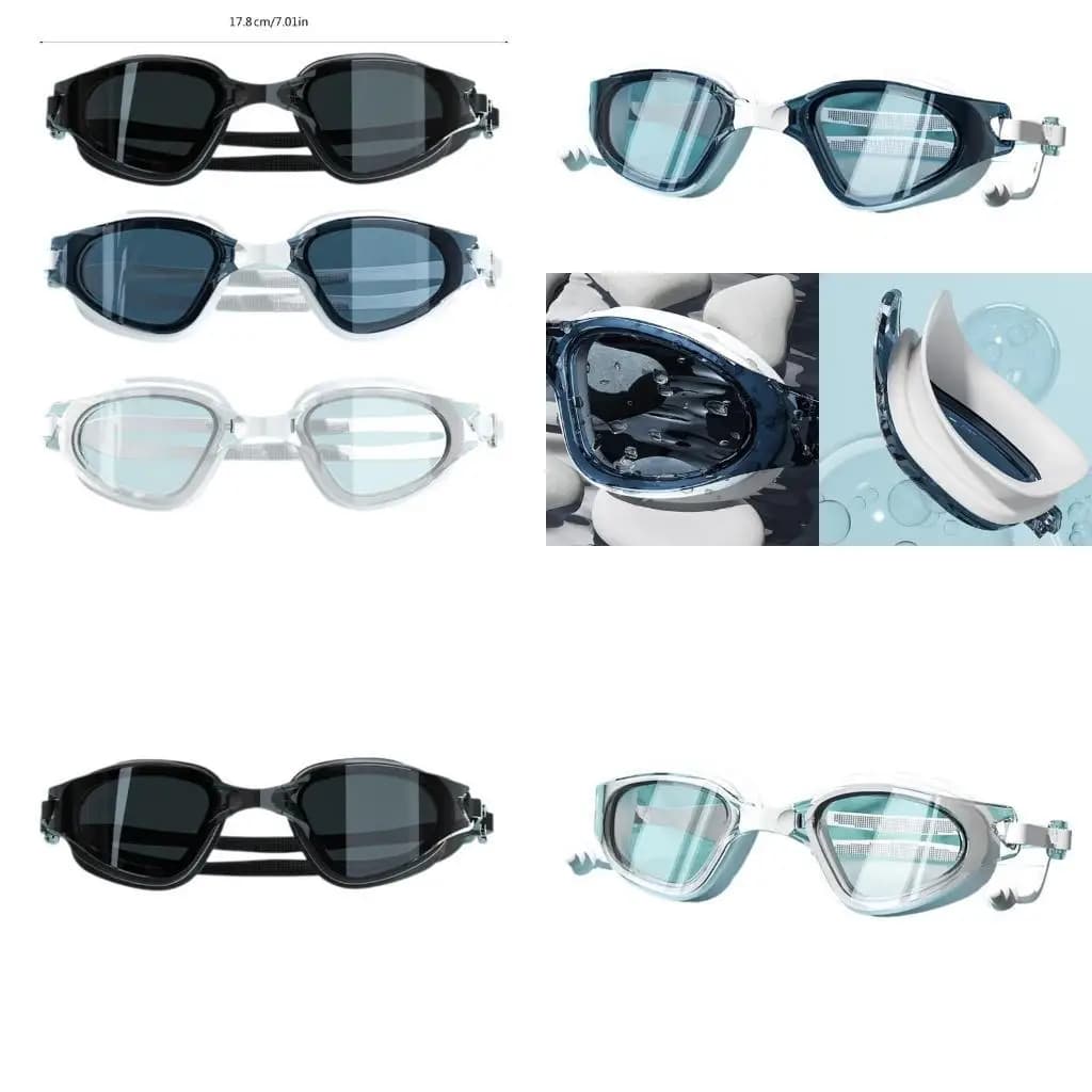 Protezioni UV regolate da r6fe nuoto goggle a tenuta silicone occhiali