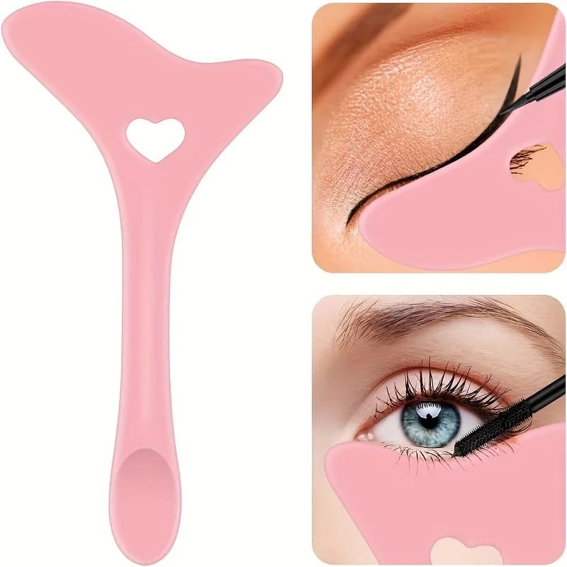 Applicatore per eyeliner multifunzionale da 3 pezzi e applicatore per mascara, strumenti di bellezza