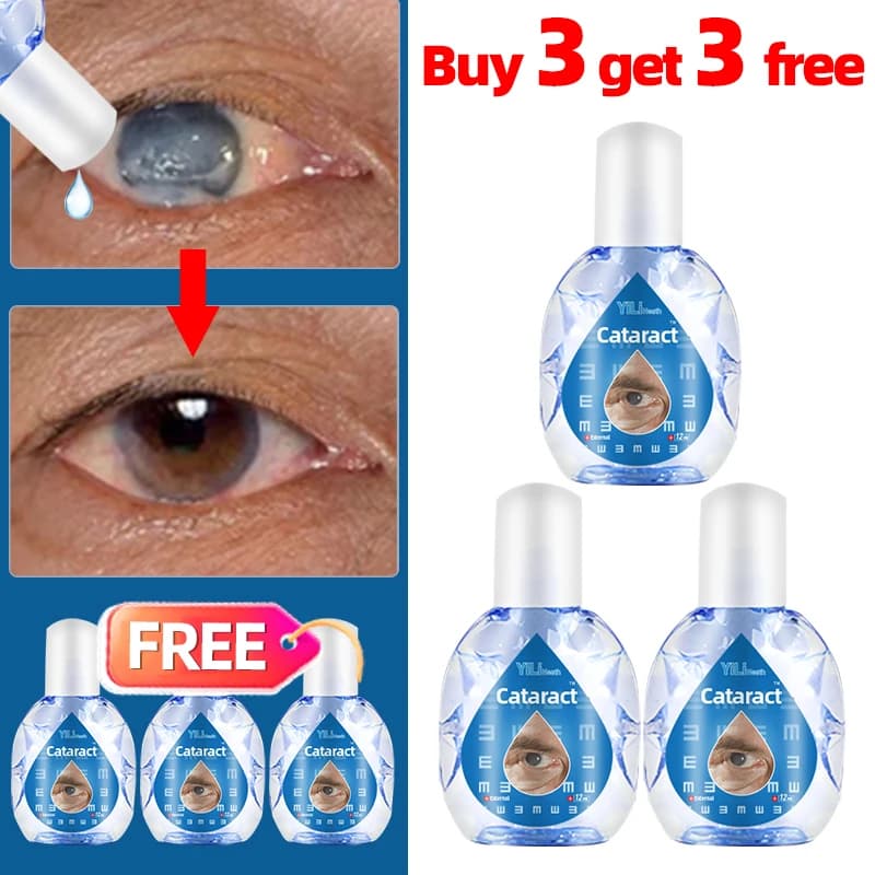 6 pcs Treatment Cataratta Goals For Eyes Improvement of Incorrect View of Eyes Sphered Vision and Presbiopia Glaucoma Removal Medicine