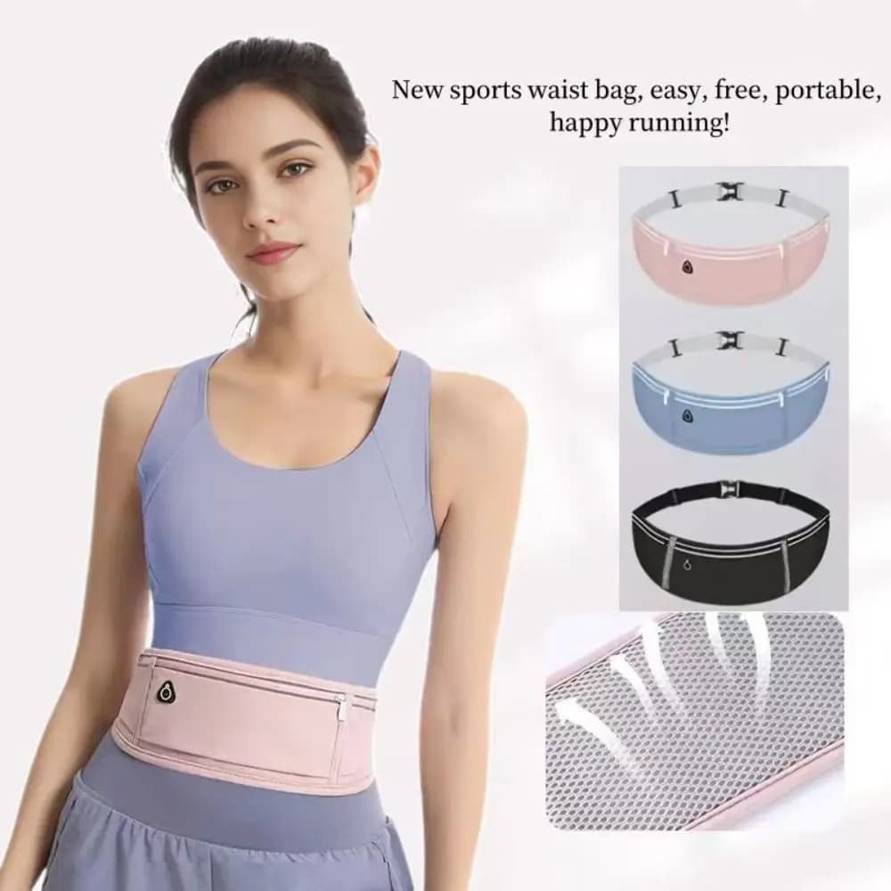 Sport bag Waterproof to Fashion, Lightweight and Invisible, Adjustable and Breathable, Phone Door