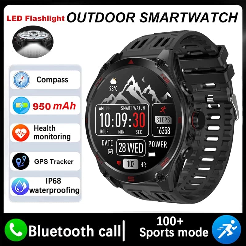 For XIAOMI New GPS Watch Smart 1.75 "AMOLED GPS Display And Built-in compass Make/Receive Phone Calls 950mAh Battery Bracelets