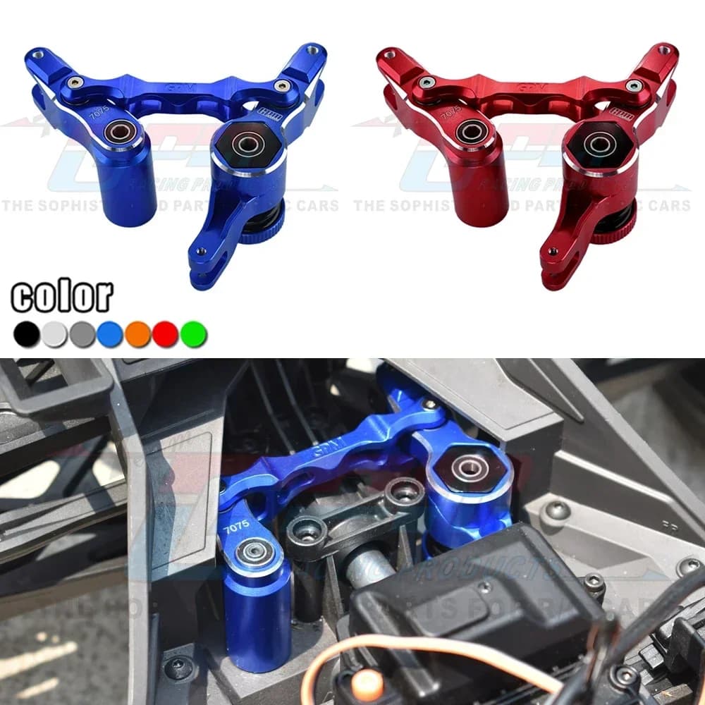 GPM In Lega di Metallo Sterzo Manovelle Sterzo di Montaggio 7843 Traxxas 1/6 XRT 4WD 78086-4 PRO SCALA 2WD SAND CAR 8S RC Auto