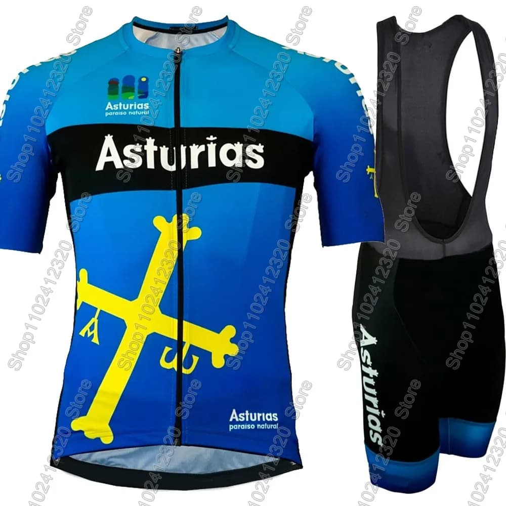 Complete Cycling Asturias Team 2026 - Knitwear and Salopettes Race Bike and MTB - Clothing Cycling Spain