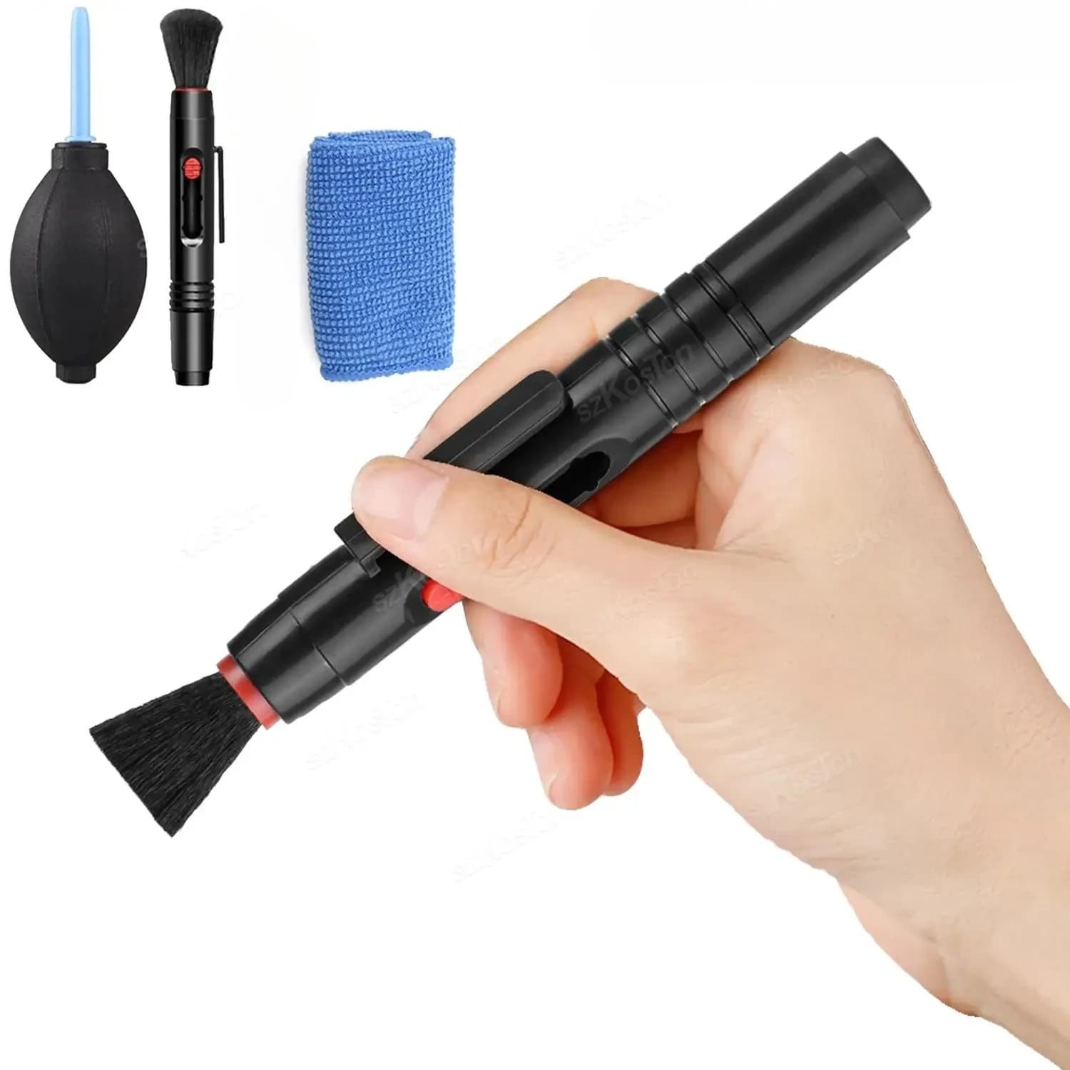 Lens Cleaning Pen with Soft Brush Double-Sided Carbon Head for Camera Lens Optical Lens Glasses PS4 PS5 VR Headset Cleaning