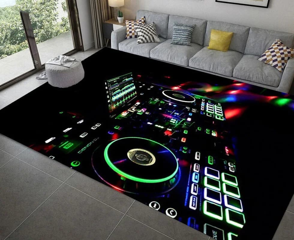 DJ Music Model Carpet Cooking Mats Corridor Runner Area Carpet Bedroom Living Room Yoga Mat Non-slip Mat House Decorations