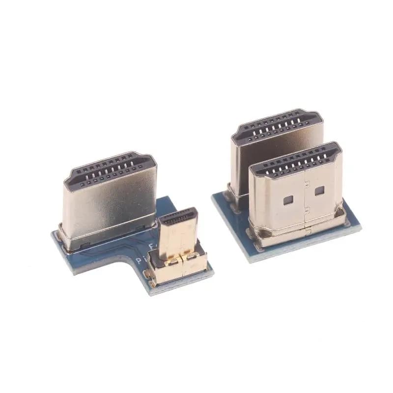 Connettore Bidirezionale Micro 1.4 Maschio-Maschio per Raspberry Pi 4B 3B, Adattatore per Monitor e Proiettore, Trasmissione Video