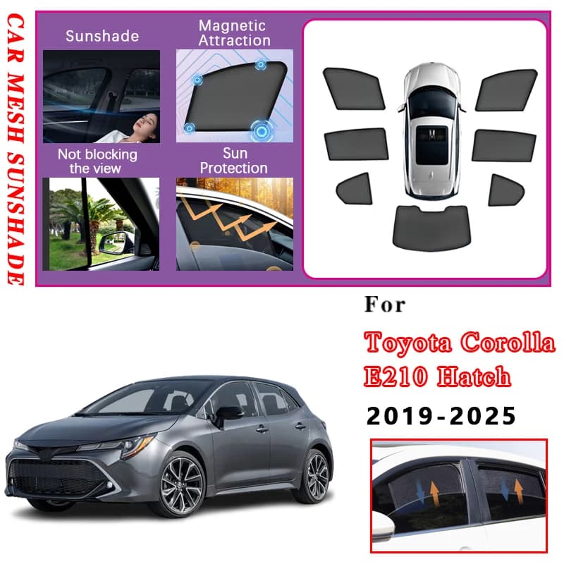 Parasole Auto per Toyota Corolla E210 Hatchback Accessori Auris 2019-2025 Coperture Parasole Protezione Solare Finestrino