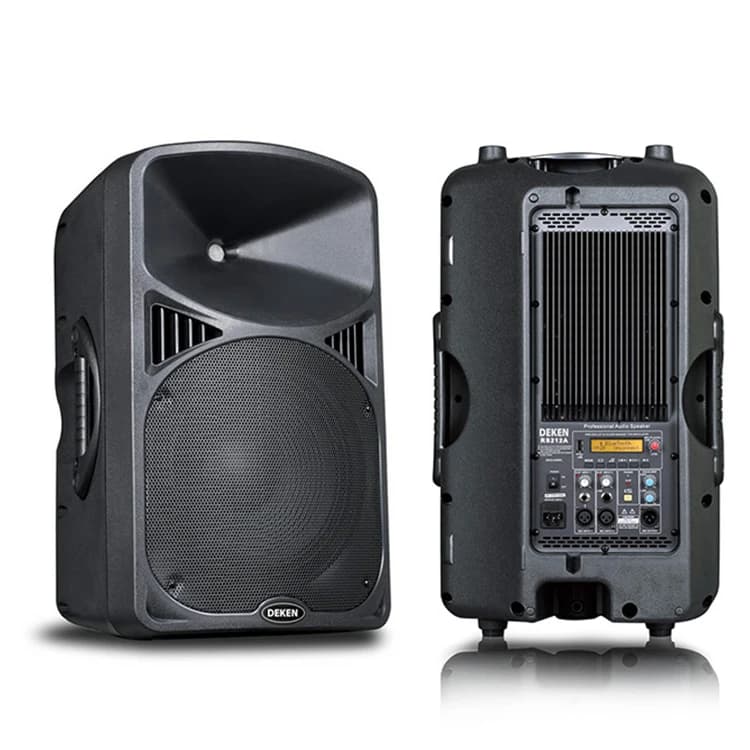 DEKEN RS212P New 300w 12 Inch Active Speaker Powered Speakers Professional Active Portable Audio Speaker With Bluetooth
