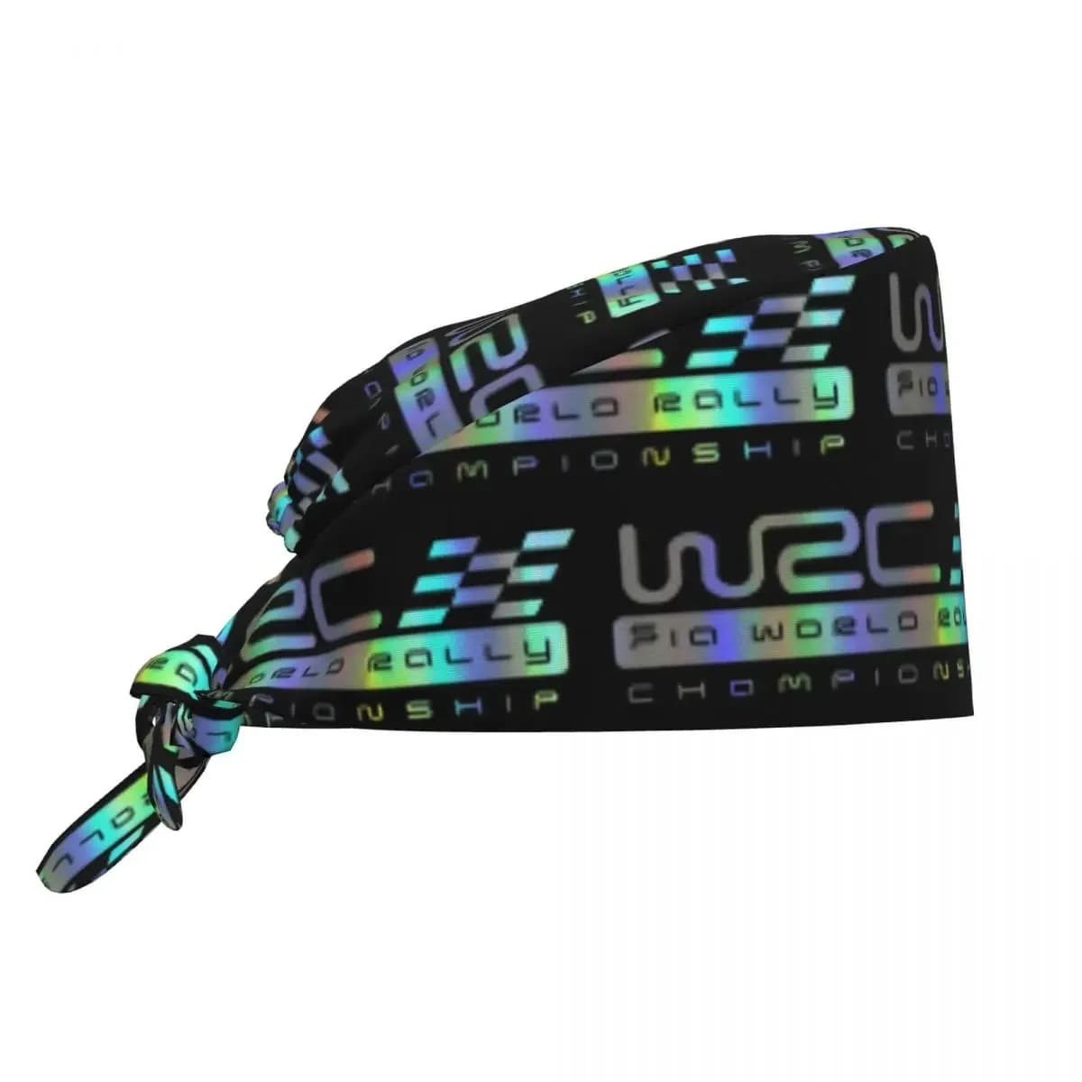 World Rally Championship WRC Scrub Hat Doctor Working Surgical Cap Unisex Adjustable Nursing Caps for Dentist