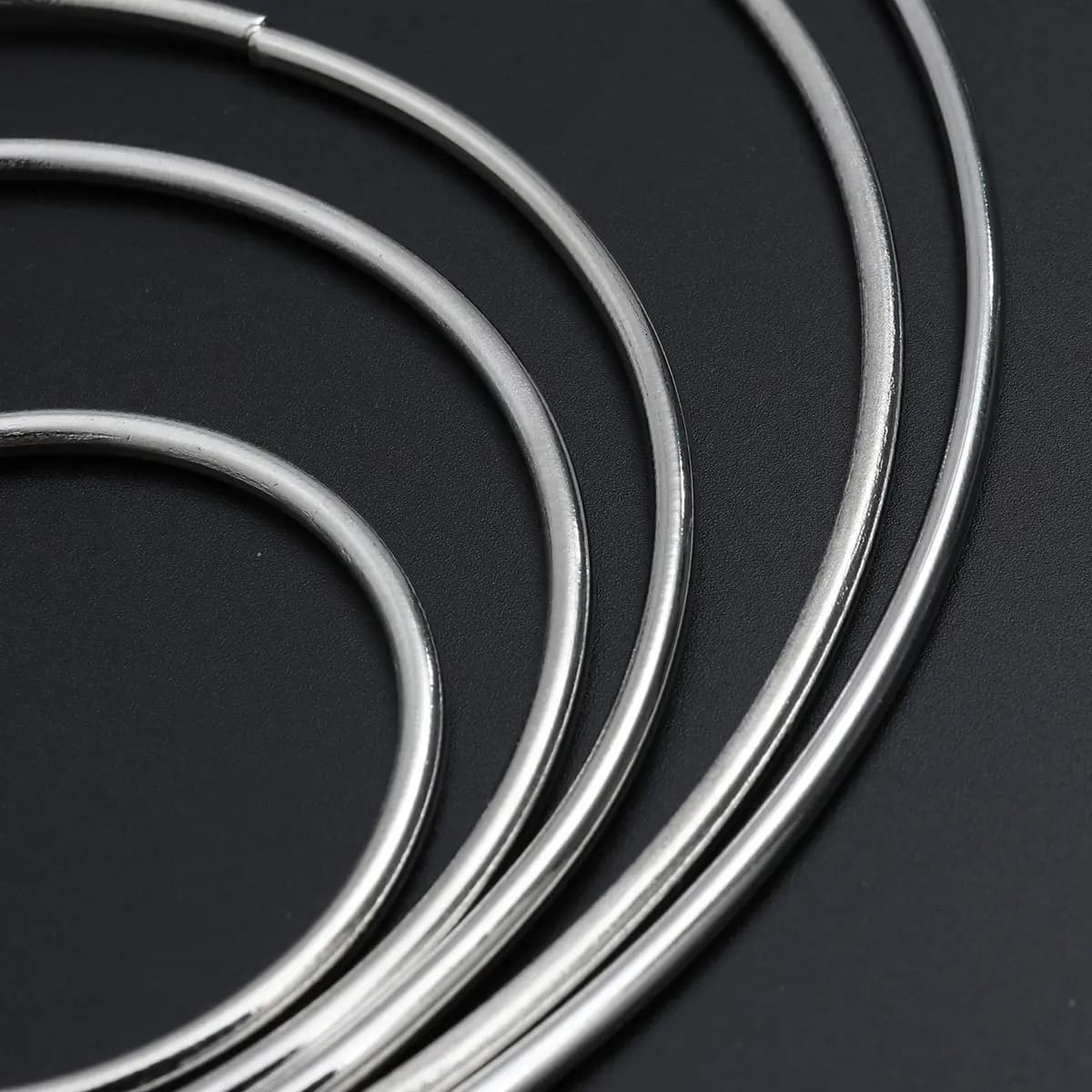 10Pcs Dreamcatcher Metal Rings Set 35Mm 45Mm 50Mm 65Mm 80Mm 100Mm 120Mm 140Mm 160Mm 190Mm DIY Craft Ring for Mandalas