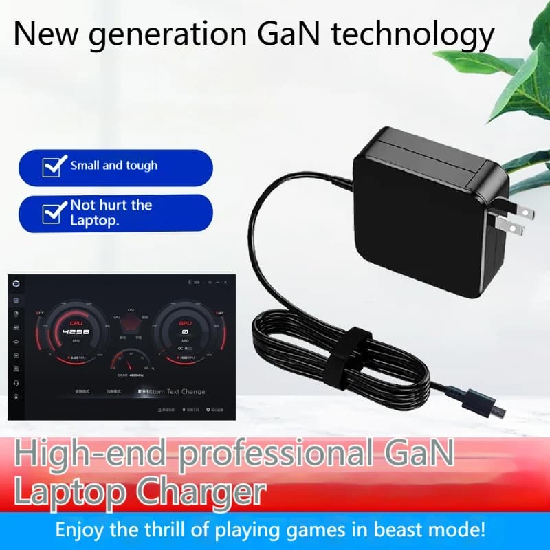 Corsulin 20V 12A 240W GaN AC Adapter Laptop Power For ASUS ROG Zephyrus G14 Air 2024 GA403 Rog G16 Air2024 GU605