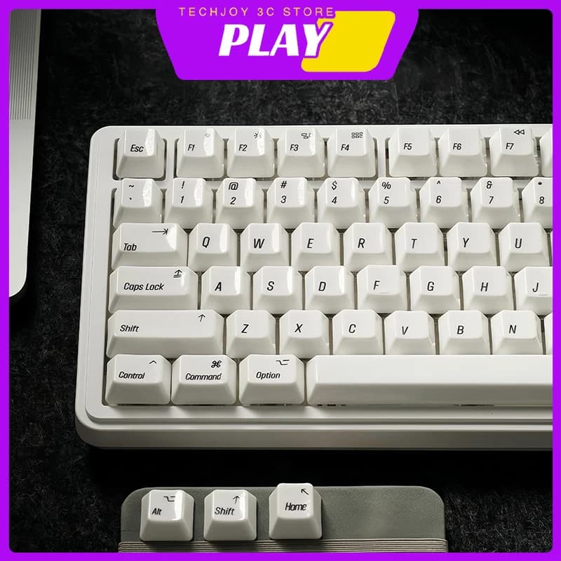 Keycaps in Ceramica XVX Profilo Cherry Set Completo 120 Tasti in Materiale Ceramico per Tastiera Meccanica Cherry MX