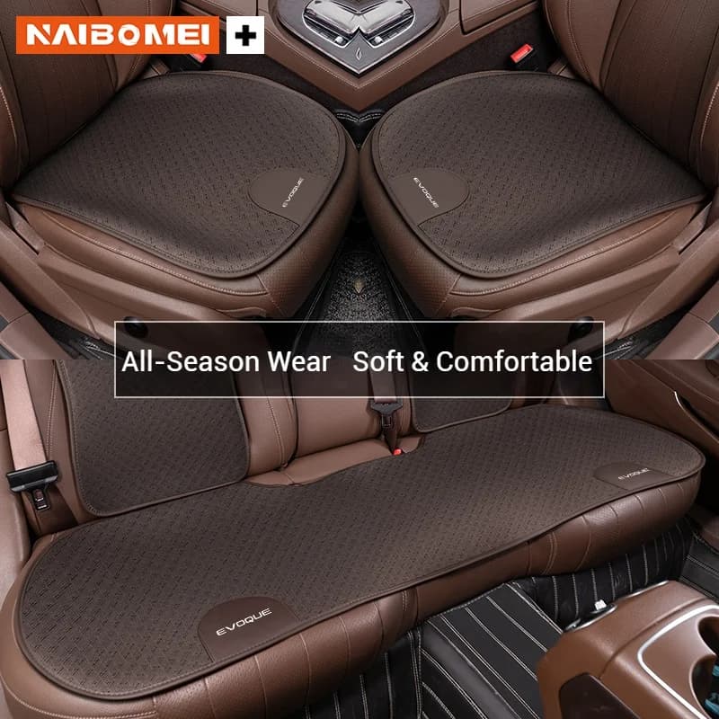 Seat cushion in breathable iced silk, front and rear seat protection, universal seat cover for all seasons for Land Rover Evoque