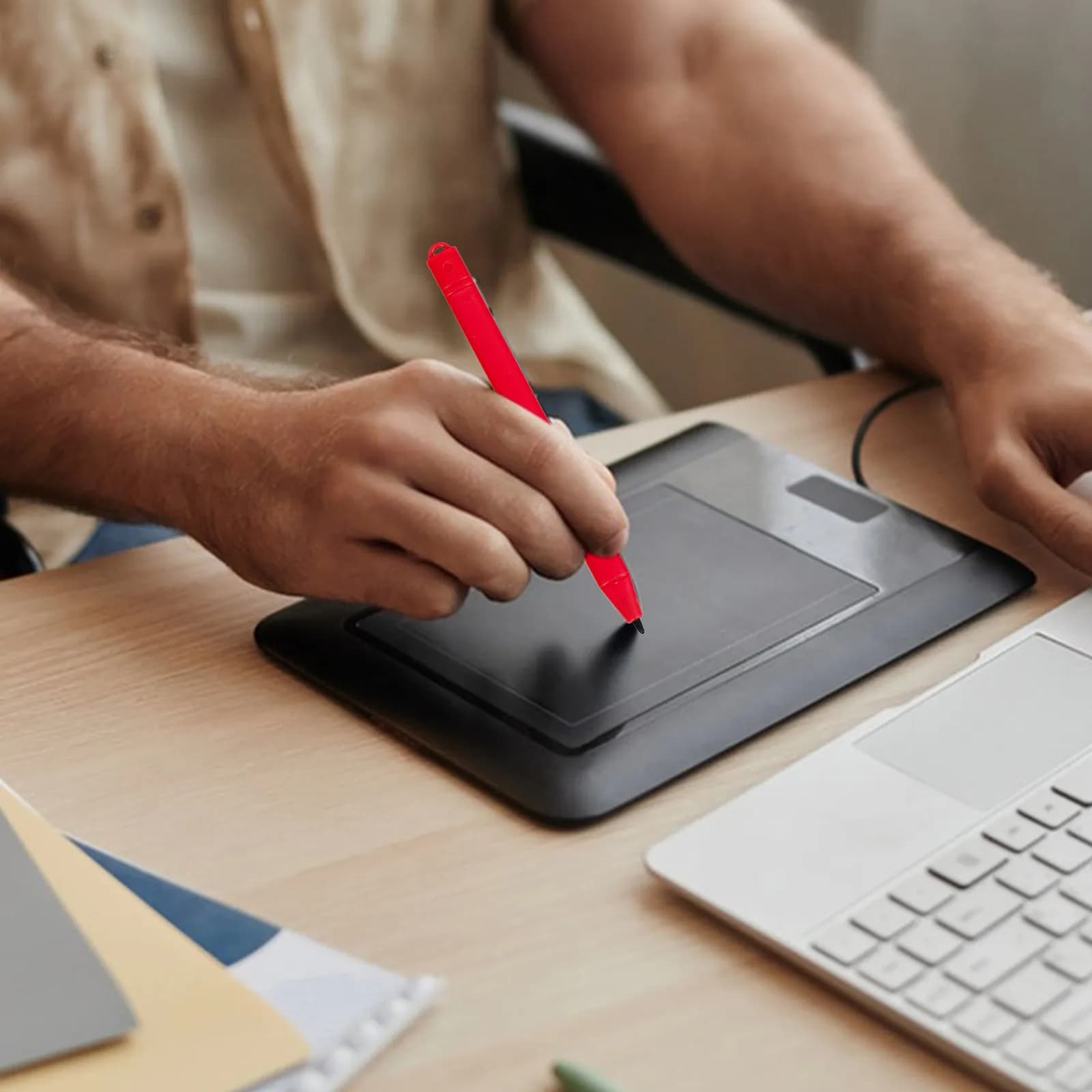 5 penne stilo per tavoletta da scrittura a cristalli liquidi, penne robuste per scrittura e disegno, per pittura su lavagna LCD