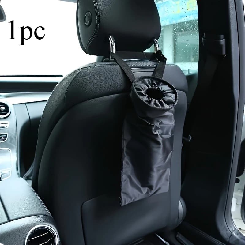 1pc high quality Oxford cloth car seat back garbage bag holder, universal adaptation, automotive interior accessories.