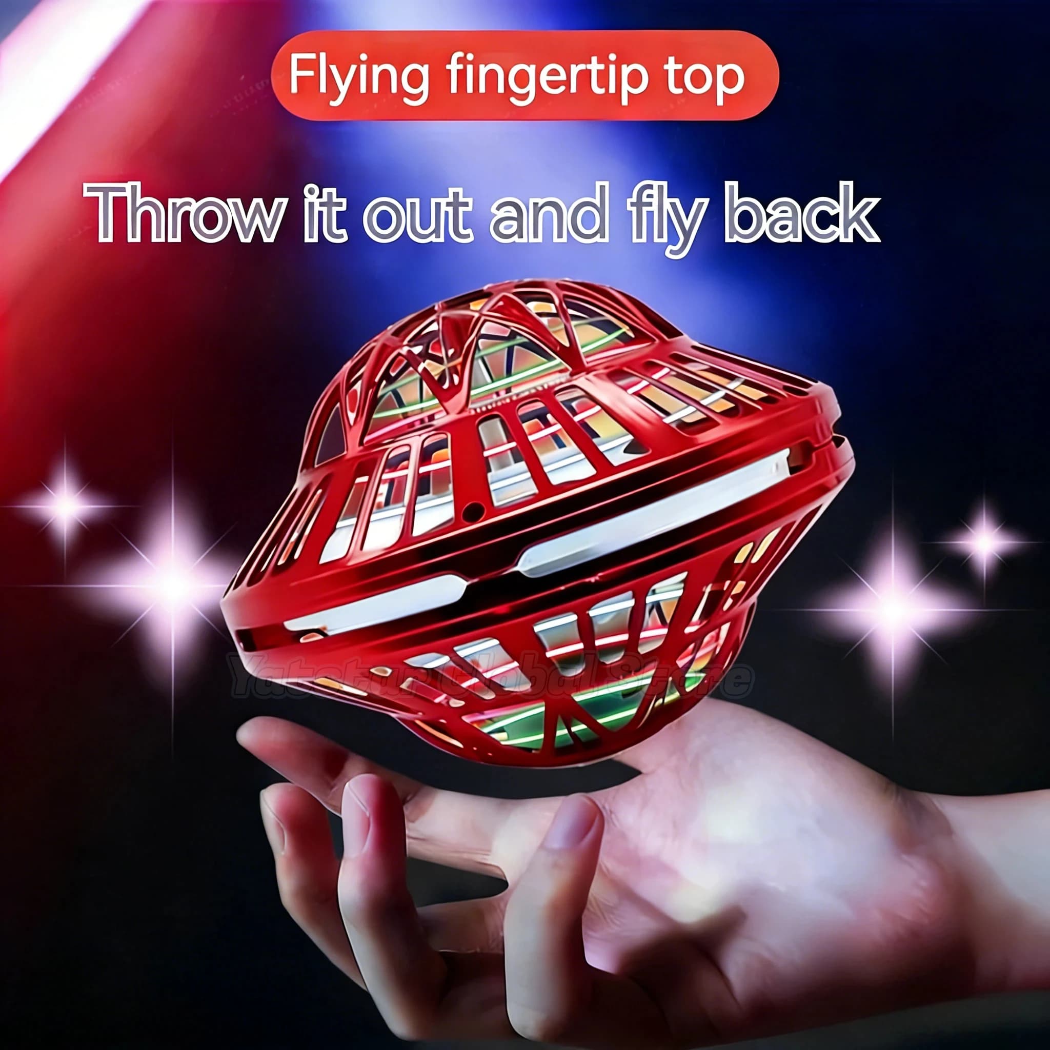 Magic Flying Ball Pro Mini – Boomerang Volante con Luci LED e Telecomando, Regalo per Adulti e Bambini
