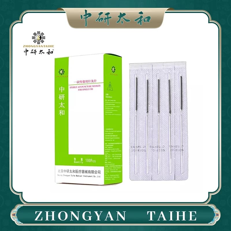 ZHONGYAN TAIHE 100 Pezzi Ago per Agopuntura Tutte le Dimensioni Monouso Sterile Sharp Agopuntura Bellezza 1 SCATOLA Massaggio Sterilze Ago