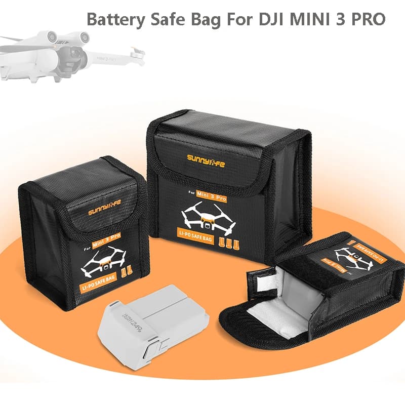 Per DJI MINI 3/4 PRO Drone LiPo batteria sicura custodia protettiva antideflagrante custodia per batteria DJI MINI 3 accessori per droni