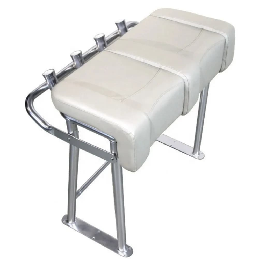 Overboard pilot seat on deck Marine aluminum ramp rod with fishing rod holder
