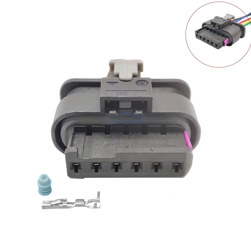 Per spina del connettore del sensore automatico della posizione del pedale dell'acceleratore femmina a 6 Pin per il nuovo Opel/Mercedes-Benz/smart 1-1718646